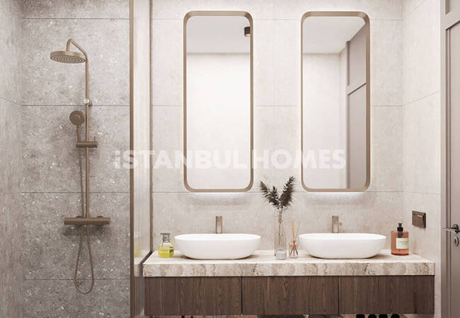 İstanbul Üsküdar'da Denize Yakın Projede Deniz Manzaralı Daireler 13