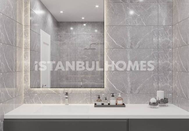 伊斯坦布尔卡尔塔尔三居室海景公寓，社区配套完善 26