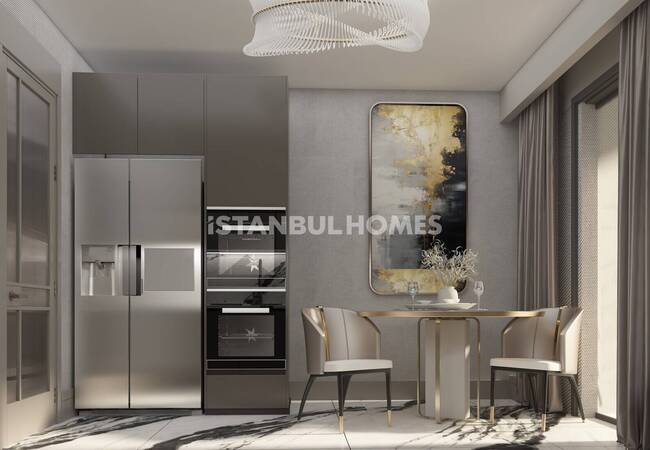 Zeytinburnu’nda Otoparklı Sitede Deniz Manzaralı Daireler 5