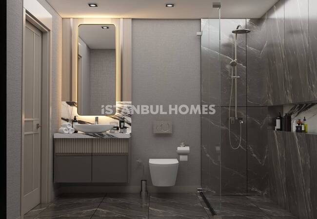 Zeytinburnu’nda Otoparklı Sitede Deniz Manzaralı Daireler 10