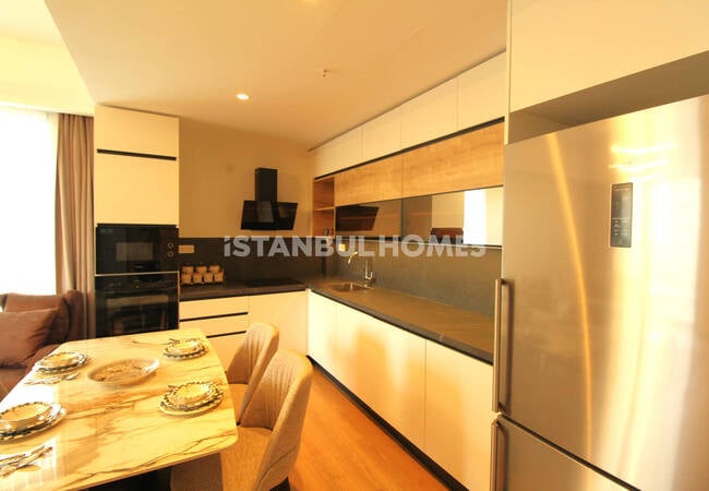 伊斯坦布尔巴格吉拉尔区带泳池的一居室、两居室和三居室公寓 7