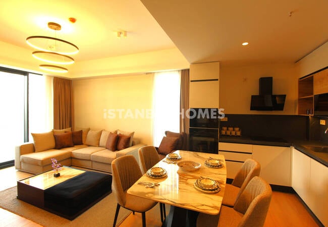 伊斯坦布尔巴格吉拉尔区带泳池的一居室、两居室和三居室公寓 6