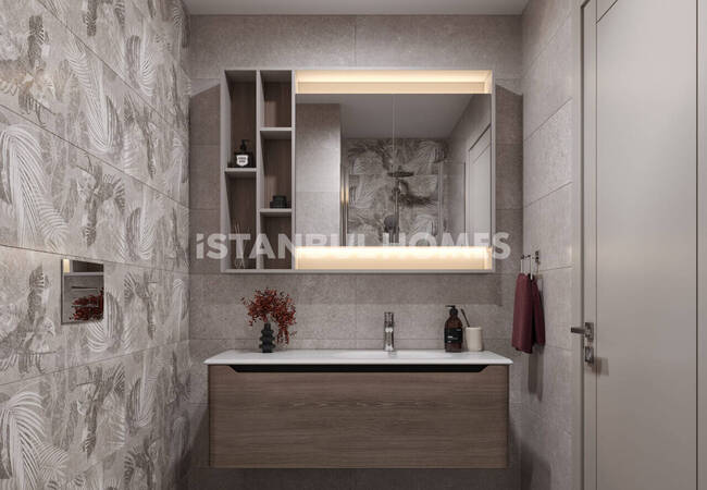 Forest-view Apartments in a Prestigious Complex in Istanbul Sariyer 22