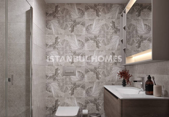 Forest-view Apartments in a Prestigious Complex in Istanbul Sariyer 23