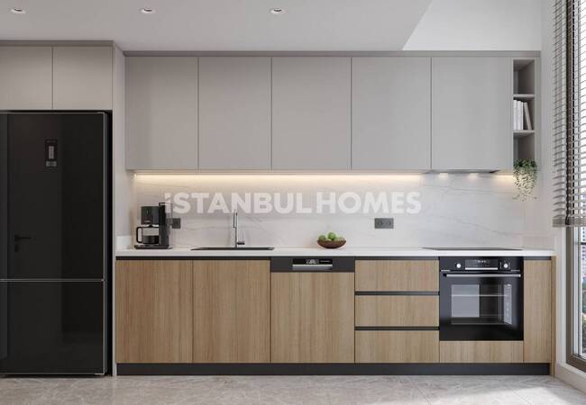 Forest-view Apartments in a Prestigious Complex in Istanbul Sariyer 16