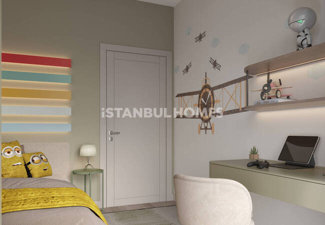 Forest-view Apartments in a Prestigious Complex in Istanbul Sariyer 20