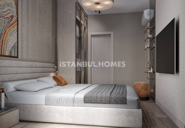 Forest-view Apartments in a Prestigious Complex in Istanbul Sariyer 21