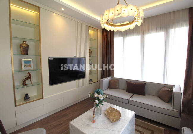 Квартиры в комплексе с бассейном в районе Багджылар, Стамбул 8