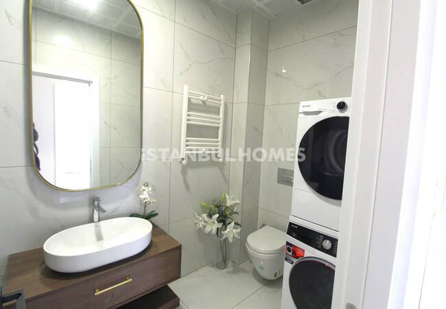 Квартиры в комплексе с бассейном в районе Багджылар, Стамбул 17