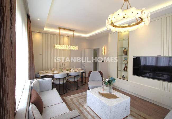 Квартиры в комплексе с бассейном в районе Багджылар, Стамбул 10