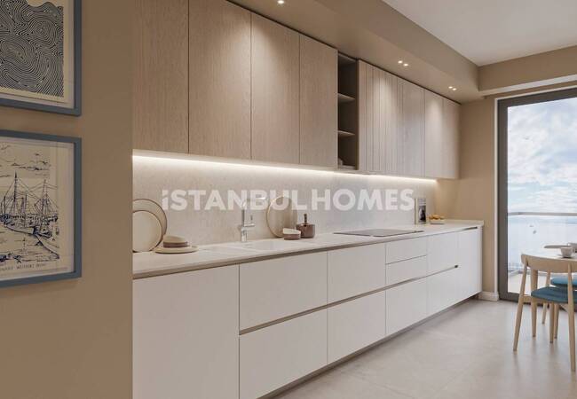 Квартиры в 200 м от морской набережной в Стамбуле, Картал 29