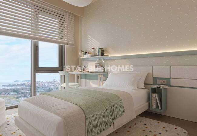 Квартиры в 200 м от морской набережной в Стамбуле, Картал 36