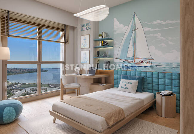 Lake-view Apartments Near Marmaray Stop in Kucukcekmece 16