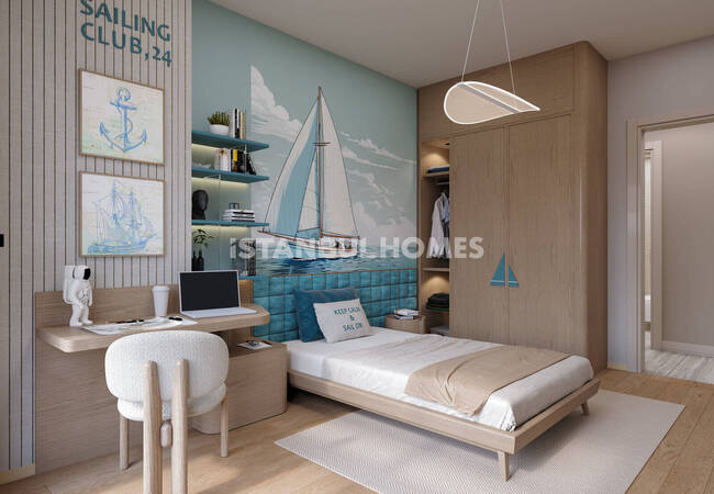 Lake-view Apartments Near Marmaray Stop in Kucukcekmece 17