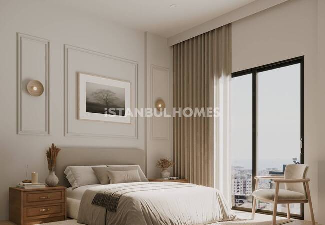 Elegant Different-sized Apartments Near the Airport in Pendik 18