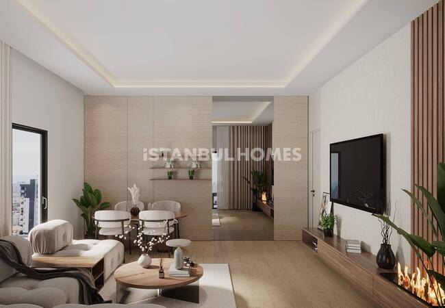 Elegant Different-sized Apartments Near the Airport in Pendik 13