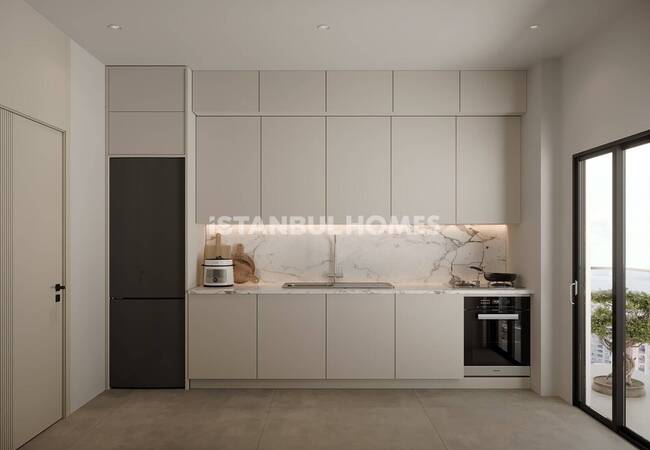 Elegant Different-sized Apartments Near the Airport in Pendik 16