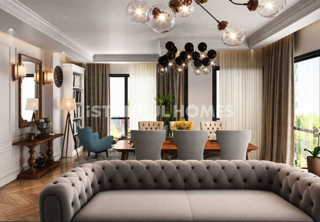 Apartments for Sale with Bosphorus Views in Istanbul Uskudar 4