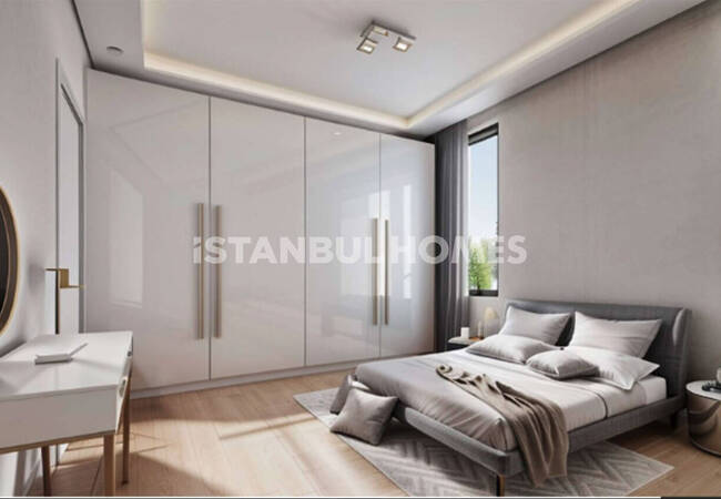 Middle Floor Apartments with Car Park in Kadikoy Istanbul 5