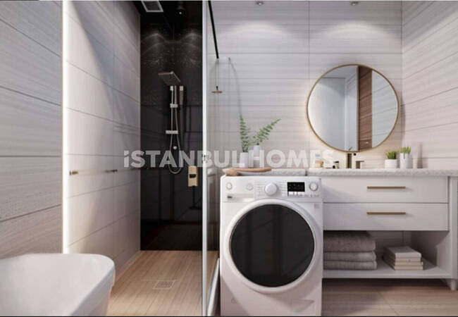 Middle Floor Apartments with Car Park in Kadikoy Istanbul 7
