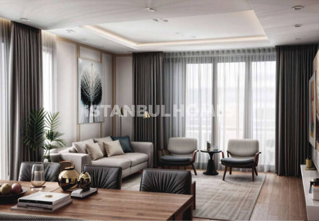 Middle Floor Apartments with Car Park in Kadikoy Istanbul 3