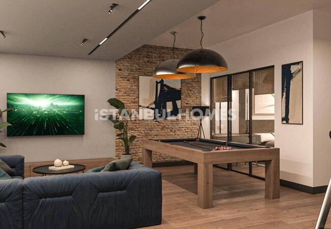 آپارتمانهای طبقه میانی با امکانات در بشیکتاش استانبول 8
