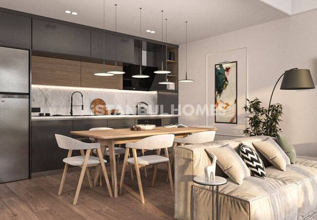 آپارتمانهای طبقه میانی با امکانات در بشیکتاش استانبول 10