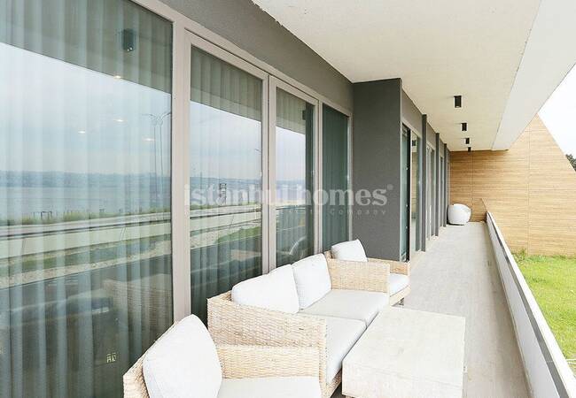 شقق في اسطنبول بالقرب من البحر في مجمع ساحلي رائع 30