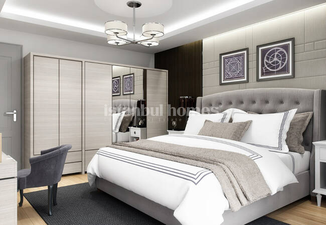 Bright Apartments in A Low-rise Complex in Beylikdüzü 21