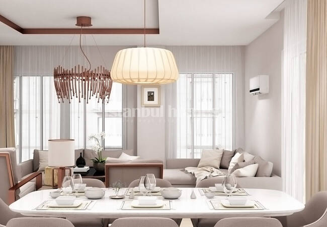 Bright Apartments in A Low-rise Complex in Beylikdüzü 15