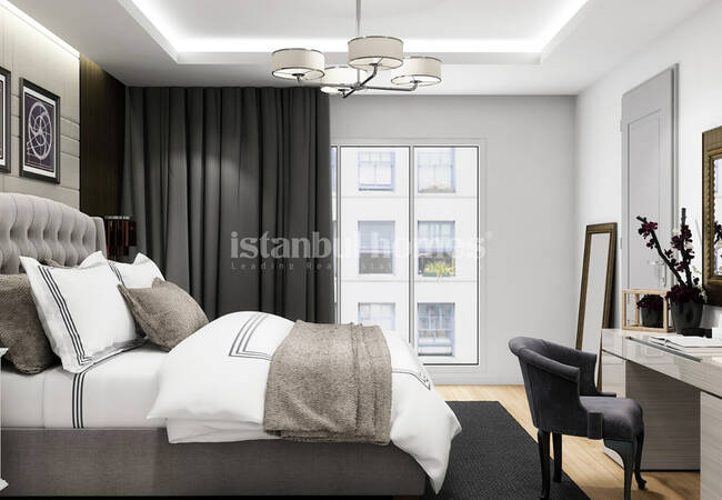 Bright Apartments in A Low-rise Complex in Beylikdüzü 20