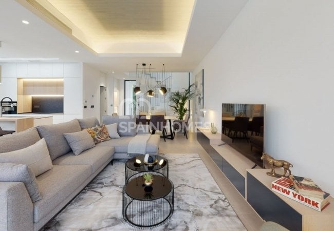 Luxury Villas with Private Pool, Basement and Solarium in Finestrat