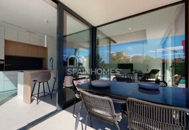 Luxury Villas with Private Pool, Basement and Solarium in Finestrat