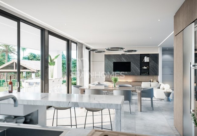 Benahavis'te Manzaralı Lüks Tasarımlı Çevre Dostu Villa 6