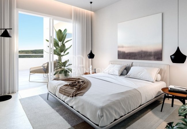 Casares Málaga'da Dağ Manzaralı Beyaz Eşyalı Daireler 8