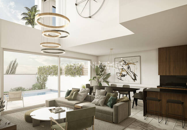 Cambrils'te Havuzlu ve Bahçeli Sitede Yarı Müstakil Evler 6