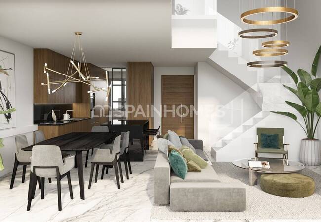 Cambrils'te Havuzlu ve Bahçeli Sitede Yarı Müstakil Evler 7