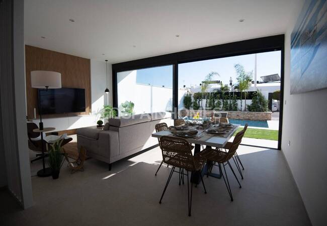 Villas Independientes Con Piscinas Privadas Y Solariums En San Javier 26
