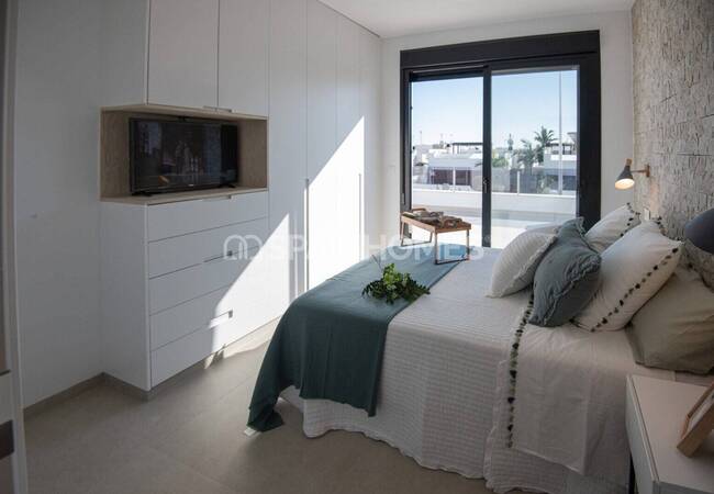 Villas Independientes Con Piscinas Privadas Y Solariums En San Javier 69
