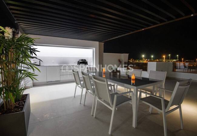 Villas Independientes Con Piscinas Privadas Y Solariums En San Javier 77
