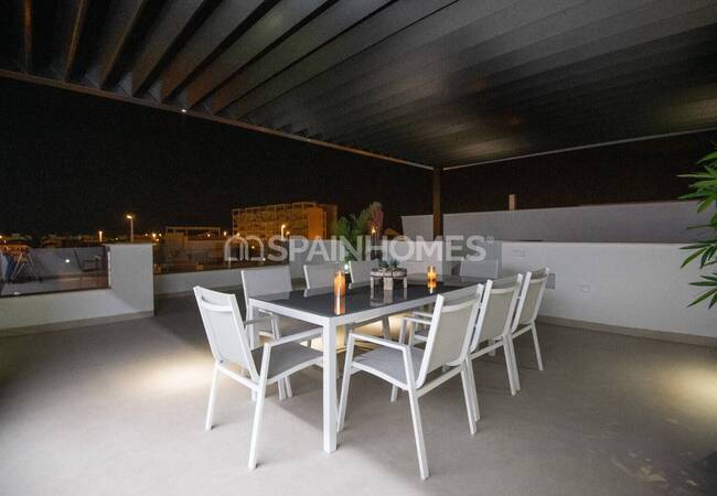Villas Independientes Con Piscinas Privadas Y Solariums En San Javier 79
