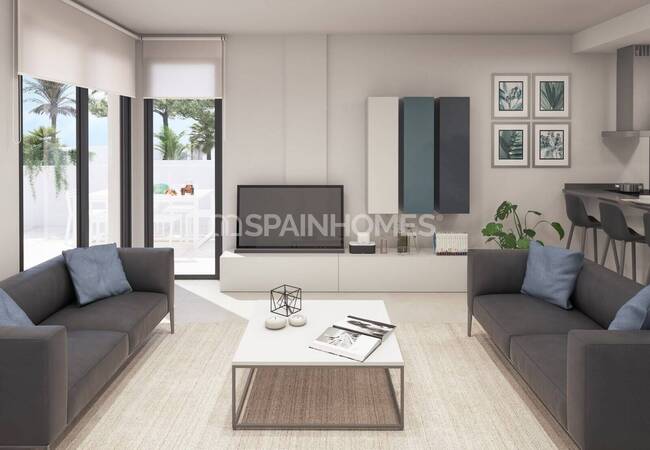 شقق جديدة سباحة مشترك للبيع في مورسيا كوستا كاليدا 11