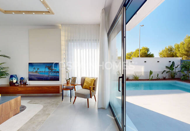 Современные Отдельные Дома с Бассейнами в Лос-Алькасаресе 15