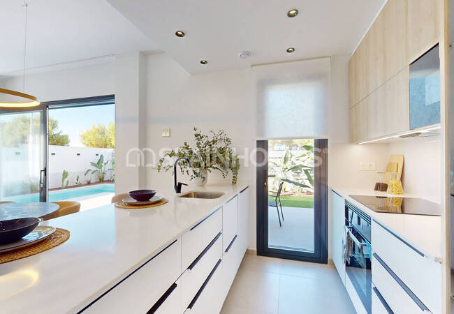 Современные Отдельные Дома с Бассейнами в Лос-Алькасаресе 23