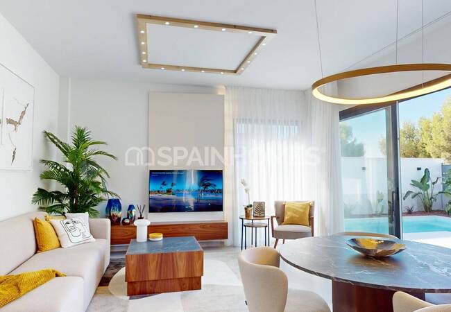 Современные Отдельные Дома с Бассейнами в Лос-Алькасаресе 18