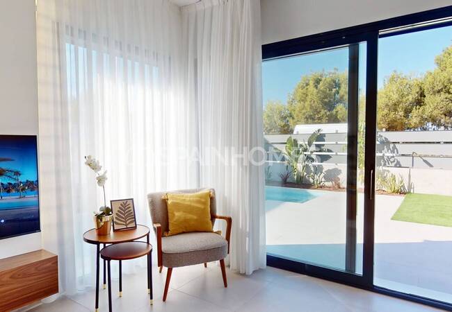 Современные Отдельные Дома с Бассейнами в Лос-Алькасаресе 16