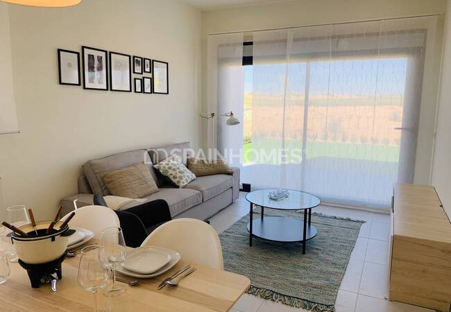 Murcia Costa Calida'da Lüks Golf Tesis İçinde Şık Daireler 5