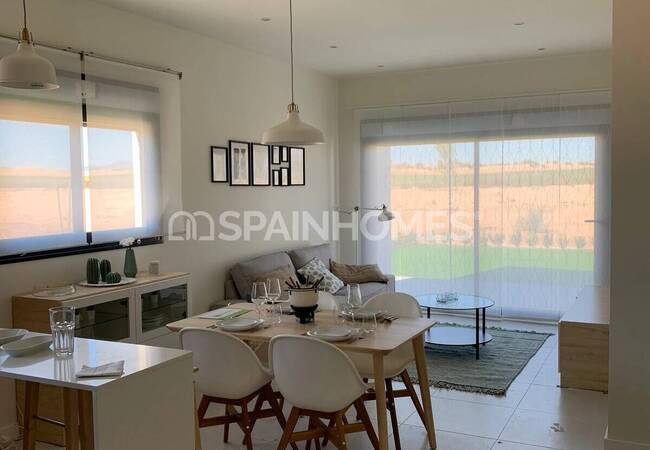 Murcia Costa Calida'da Lüks Golf Tesis İçinde Şık Daireler 9
