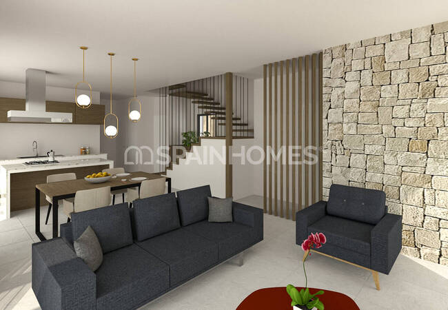 Murcia San Pedro Del Pinatar'da Havuzlu Çağdaş Tasarımlı Villa 3