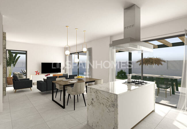 Murcia San Pedro Del Pinatar'da Havuzlu Çağdaş Tasarımlı Villa 4